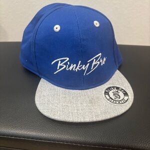 Binky Bro SnapBack Trucker Hat Blue Gray Ball Cap Toddler